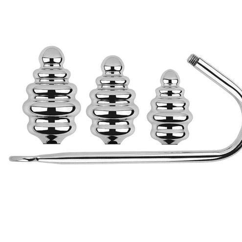 Ribbed Screw-in Hook Anal 8826 GreatBenefit Set 0821